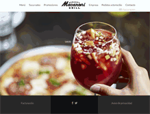 Tablet Screenshot of macaronigrill.com.mx